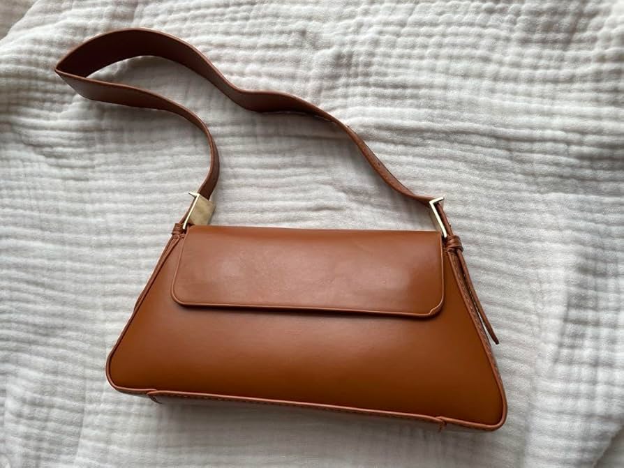 Amazon.co.jp: ノーブランド バッグ ブラウン ZARA フラップ